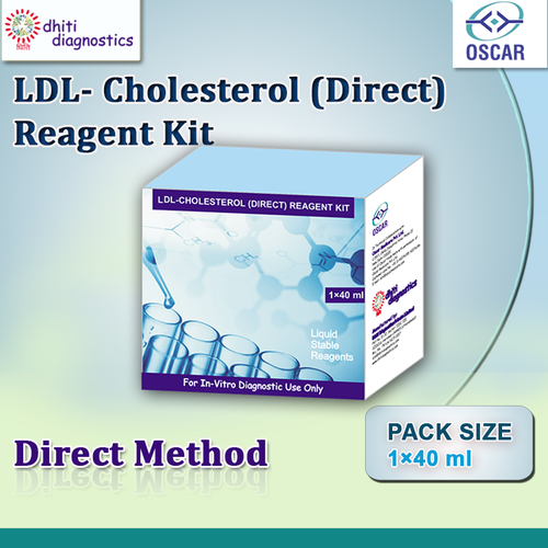 Biochemistry Reagent Liquid Reagent LDL Cholesterol Kit, 1 X 40 Ml