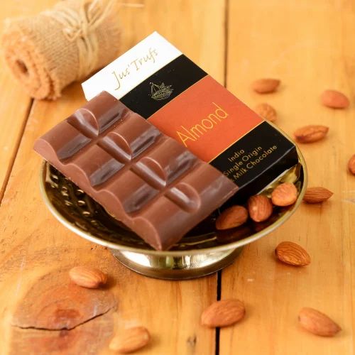 Jus'Trufs Artisanal Almond Milk Chocolate Bars - Set of 2