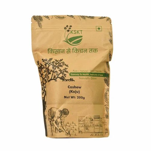 Whole KSKT Organic W180 Cashew Nut, 200 Gm