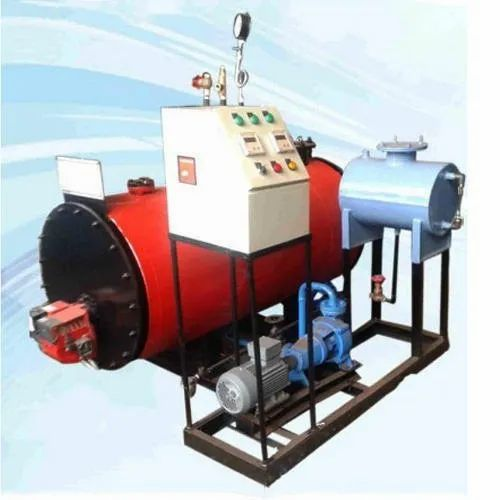 Oil & Gas Fired 300 Mcal/hr Shell and Tube Hot Water Generator, IBR Approved