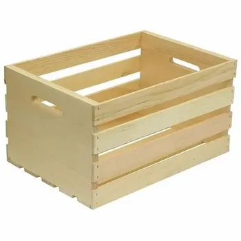 Plain Rectangular Wooden Packing Crate, Capacity: 87 kg, Size: 600 X 400 X 425 mm