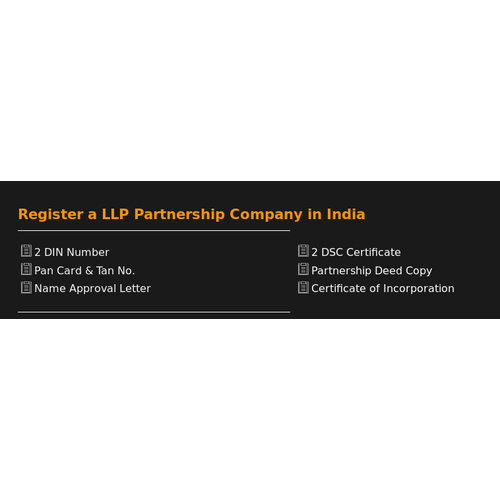 LLP Company Registration, in Pan India