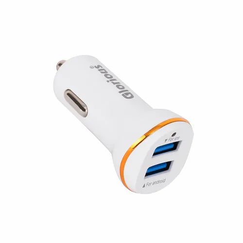 12v White Car Charger 3.1A, for Charging