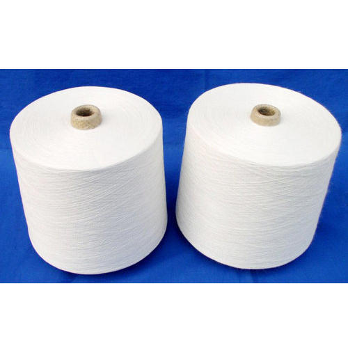 White Polyester Spun Yarn