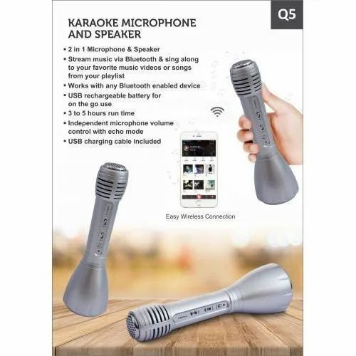 Karaoke Microphone And Speaker
