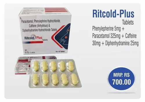 Ritcold Plus Paracetamol Phenylepherine Hydrochloride Caffeine Diphenhydramine Hydrochloride Tablets