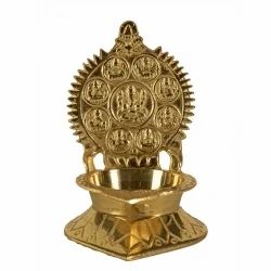 Brass Ganesha Singhasan Diya