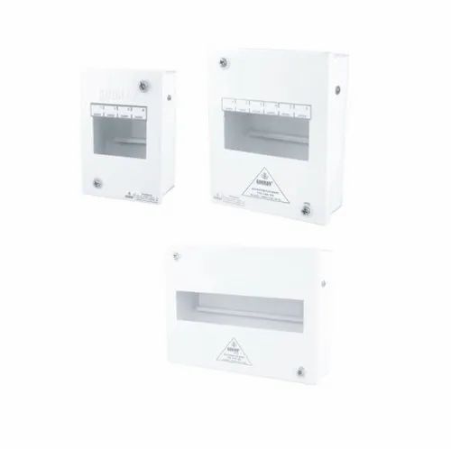 Mild Steel Gourav GO-SDDB-1001 2 Pole Single Door Distribution Board, IP Rating: IP40