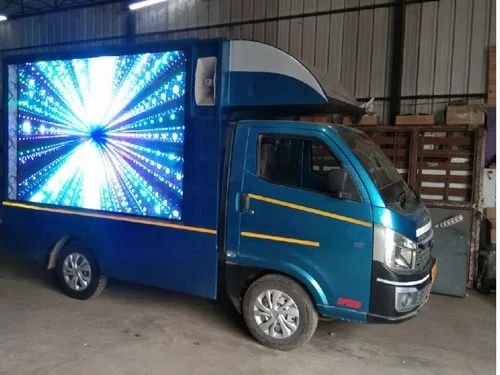 Mobile Van Led Display Screen, For Advertising, Hydraulic