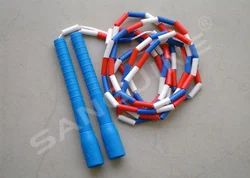 Plastic Long Handle Beaded Jump Ropes, For Exercise/Competition