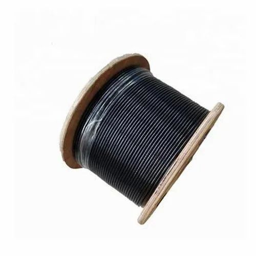 Round Imported Gym Machine Rubber Coated Wire(Thickness-4mm,Length-1m)