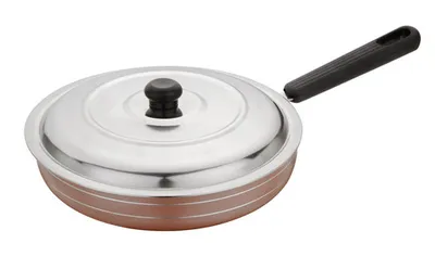 Marlex Non Stick - Frying Pan with SS Lid - 2.6 MM