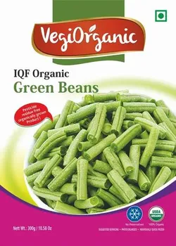 Vegiorganic Residue Free Cut Green Beans, Packaging Size: 300 g