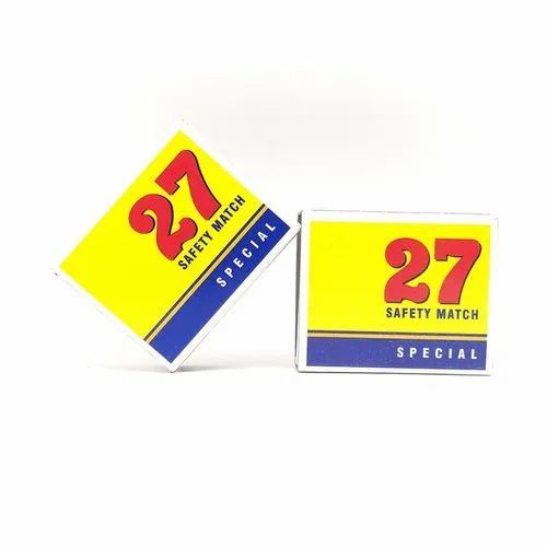 HOTEL MATCHES Carbonaisation Wood Matchboxes For Hotels, Model Number/Name: 27 Special Match, Size: 48.5 X 40 X 18 MM