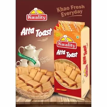 Kwality Atta Rusk Toast, Packaging Size: 250 G, Packaging Type: Packet