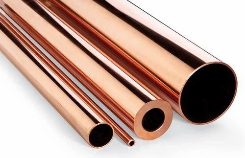 Aster Straight Copper Pipe VRV / VRF Tubes, For Air Condition, Thickness: 18 - 25 Gauge