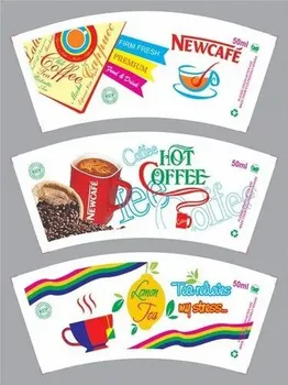 Printed Paper Coffee Cup Blank, Pe Coated