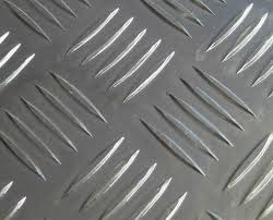 Aluminium Aluminum Checkered Sheet, Silver, Thickness: 3mm