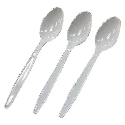 Disposable Plastic White Spoon