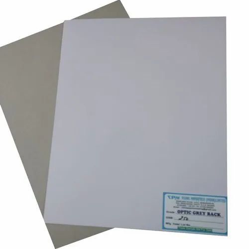 White Optic Grey Back Duplex Board, 250