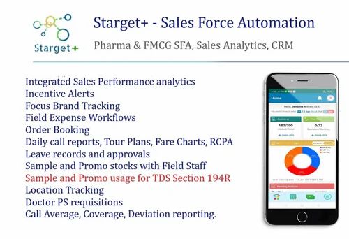 Online/Cloud-based Starget Medico SFA Sales Force Automation Software, For Windows, Free Demo/Trial Available