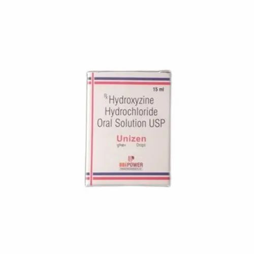 Hydroxyzine Hydrochloride Oral Solution USP, 15 mL, Packaging Type: Box