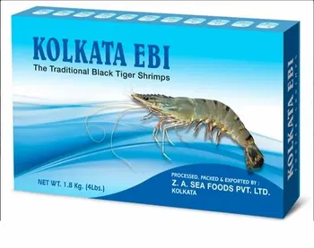 Kolkata EBI 1.8 Kg Traditional Black Tiger Shrimps