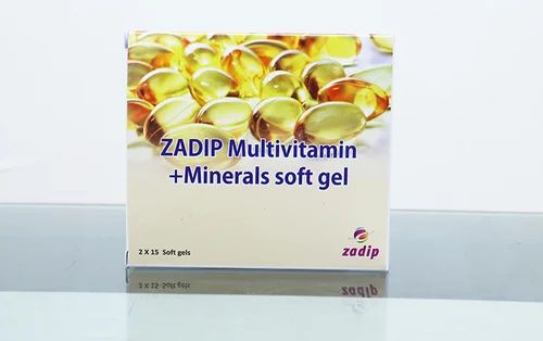 Zadip Multivltamln Plus Minerals Softgel, Packing Size: 2x15 Softgel