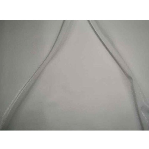 Polyester Knitted Fabric, Plain / Solids, White