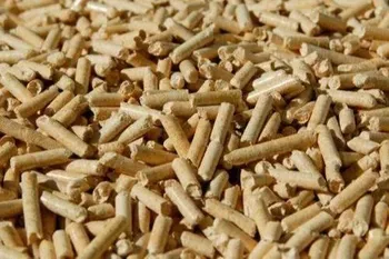 Dark Brown Sawdust Biomass Wood Pellet