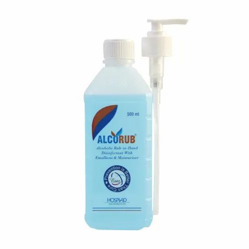 Hand Sanitizer- Alcorub, Pump Bottle, 500 ML