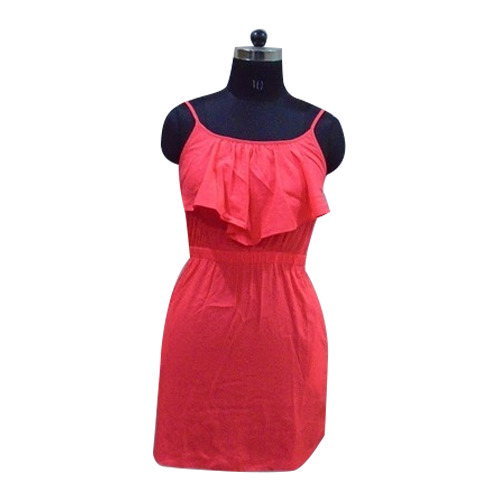 Ladies Red Partywear Top