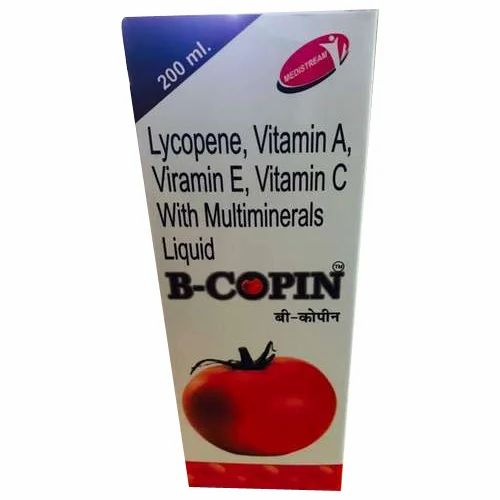 Lycopene Vitamin A Vitamin E Vitamin C Multiminerals Liquid