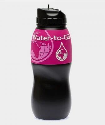 Bottle In Black With A Pink Sleeve