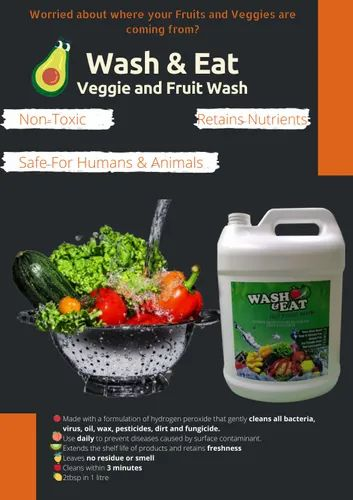 Fruits And Veggie Solution Wash&Eat - Fruits&Veggie Wash 1ltr, Capacity: Mumbai