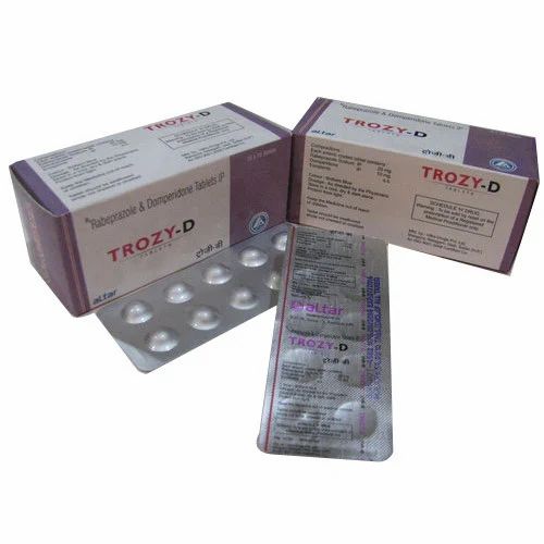 Rabeprazole And Domperidone Tablets IP, 10x10 Tablets