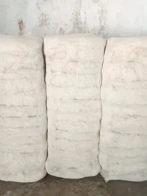 White Plain Raw Cotton For Spinning, Packaging Size: Standard