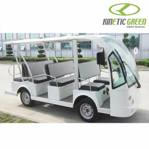 White 11 Seater Battery Power Electric Bus