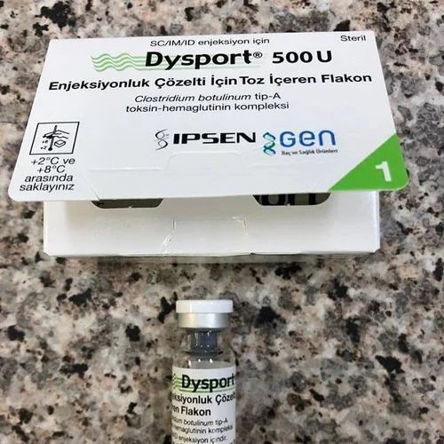 Dysport 500 units (Botulinum Toxin Type A Injection), Prescription, Treatment: Face