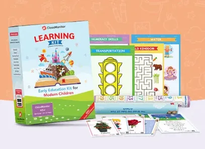 Home Learning Kit for KG kids | Activities for 3-year-old| LKG kit for kids | ClassMonitor