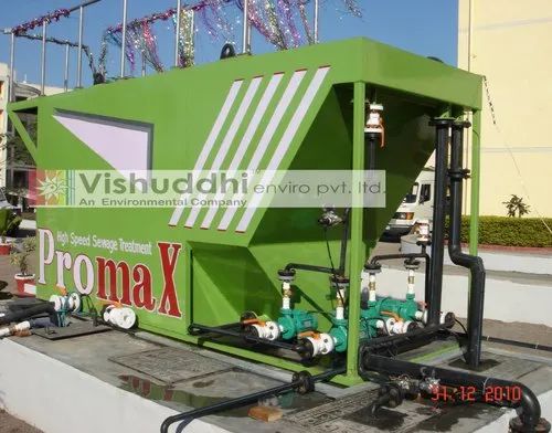 Automatic Prefabricated Package Sewage Treatment Plant, 0.4 kW