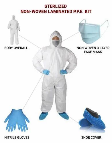 Non Woven Free Size PPE Kit