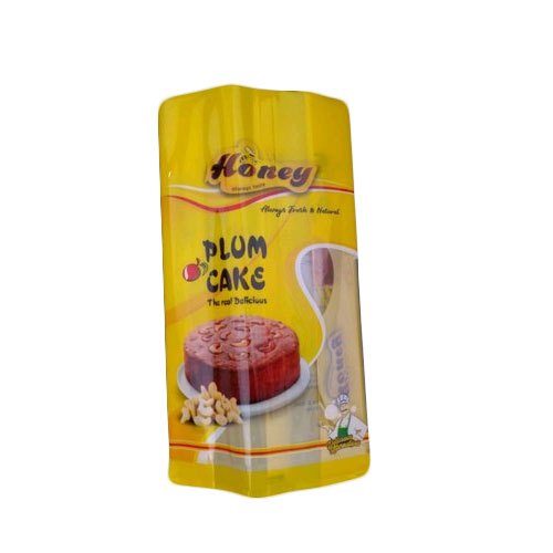 PP Plum Cake Packaging Pouch, Packaging Type: Printed