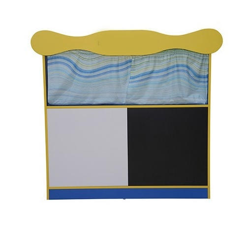 Future Furnitures Yellow Kids Puppet Theater, Size/Dimension: W-1240 X D-400 X H-1300MM