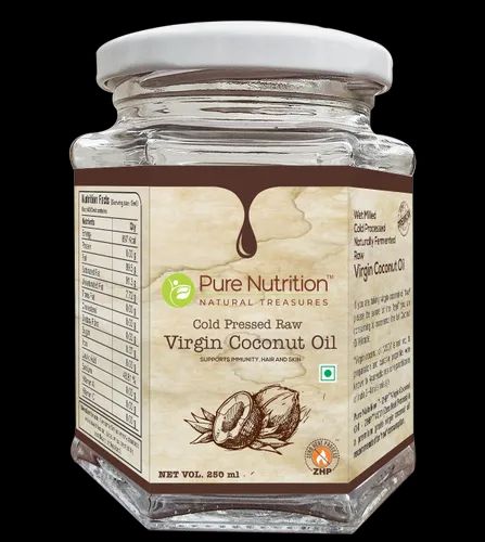 Pure Nutrition Raw Cold Pressed Virgin Coconut Oil 250ml