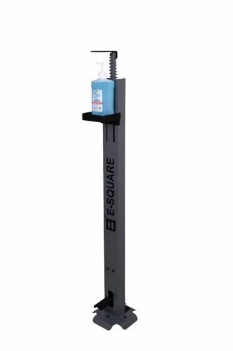 Ms Sheet Floor Mounted Foot operated Dispenser export model, Pump Bottle