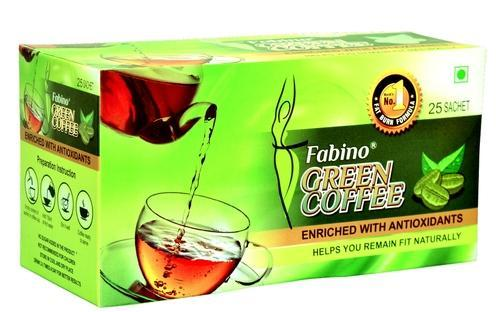 Fabino Green Coffee, Pack Size: 25 Sachet/box