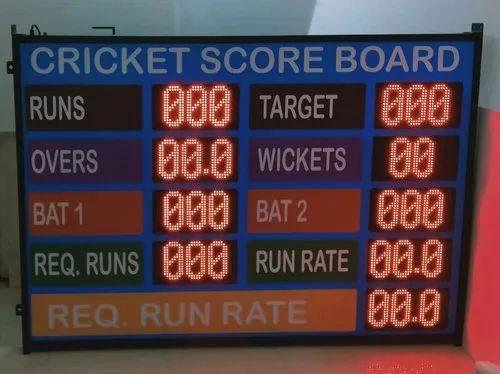 Metal LED Cricket Scoreboard, For Outdoor