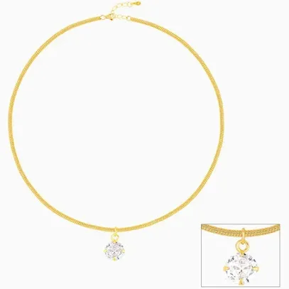 Golden Dangling Charm Anklet, Single by GIVA Jewellery