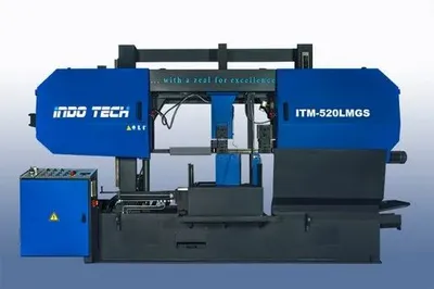 ITM-520LMGS Semi Automatic Double Column Bandsaw Machine, For Industrial, For Metal Cutting